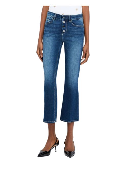 Jeans flare con bottoni gioiello Liu Jo | UF5040D461578539